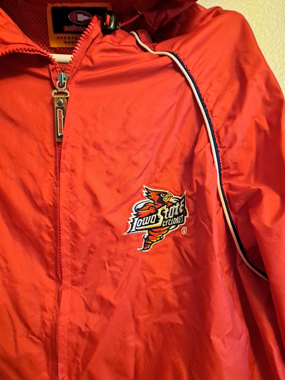 Colosseum Vintage Iowa State Cyclones full-zip hooded windbreaker jacket - Picture 2 of 11